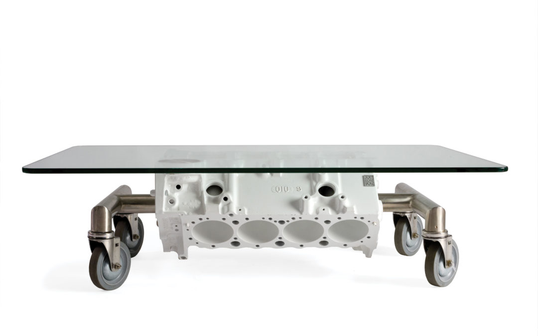 Private Collection: V8 Engine Block Modern Coffee Table