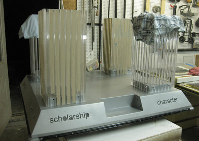 Scholastic Trophy & Display: Back From Paint Application